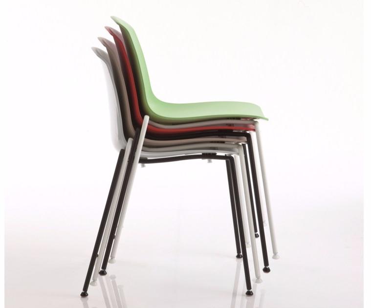 Luxy Штабелируемый стул из полипропилена Epoca sun-id-1453222 - Вид №3