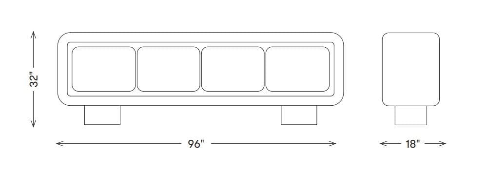 Шкаф из смолы с распашными дверями Kelly Wearstler Colina ARCH-00101387 - Вид №6