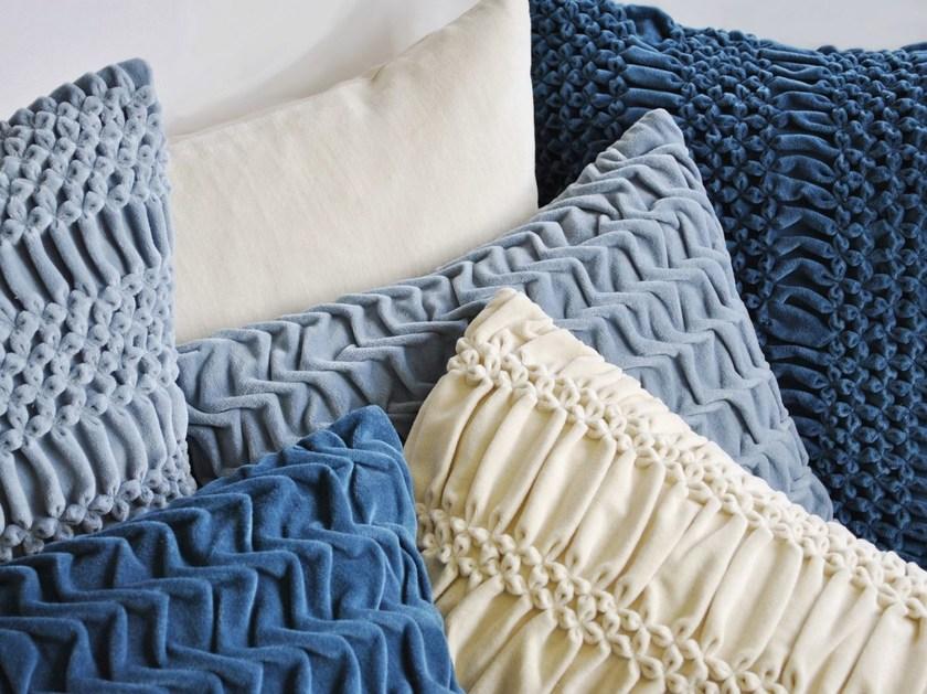 Nitin Goyal London Квадратная подушка, вышитая вручную Handcrafted texture sun-id-1480216 - Вид №3