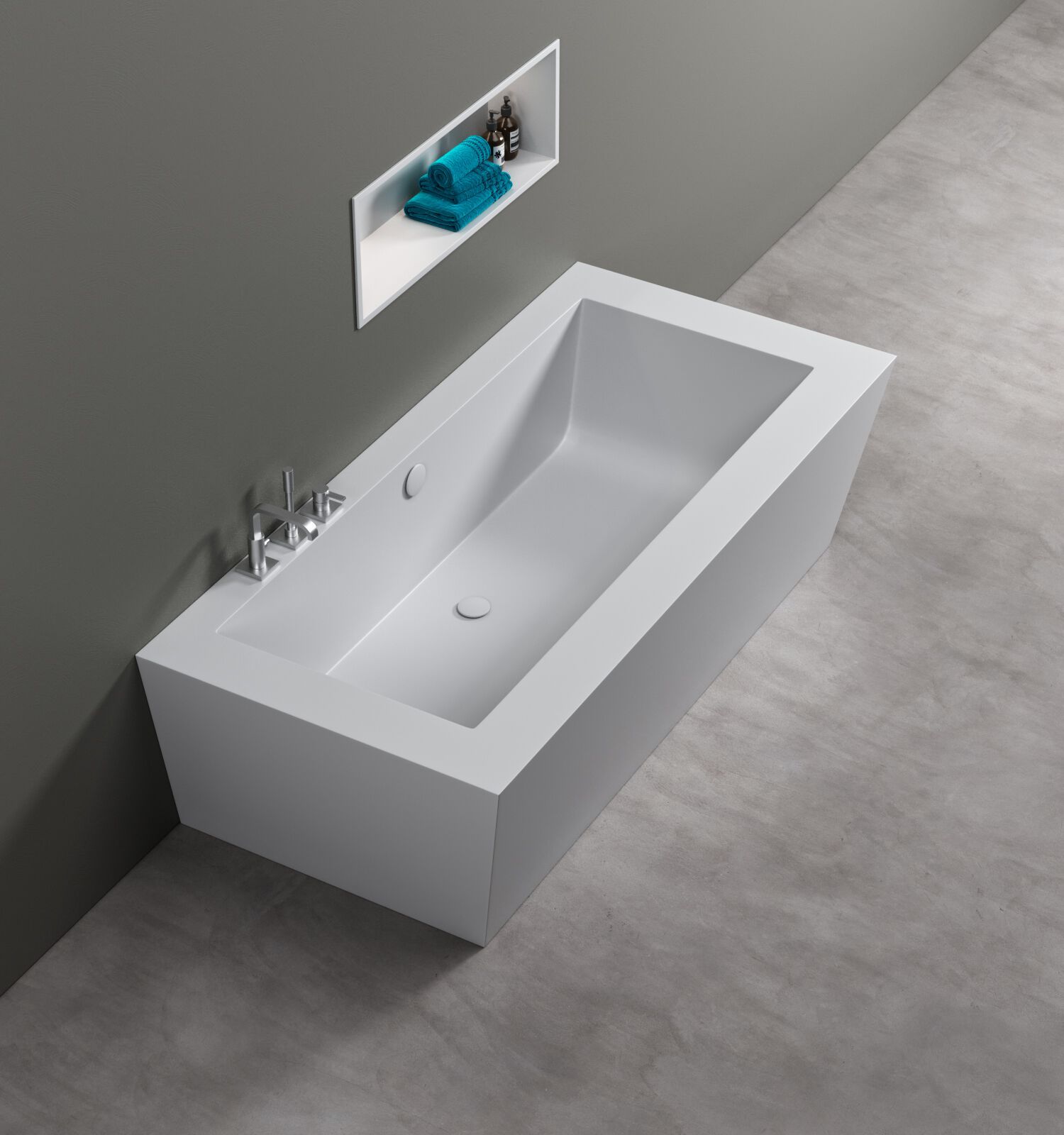 Прямоугольная ванна Corian® Acquapazza Corian ® elements ARCH-00046128 - Вид №1