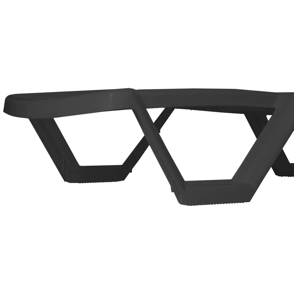 Шезлонг без подушки Элластик 187x32 см пластик серый Santreyd STLM-2062443 - Вид №4