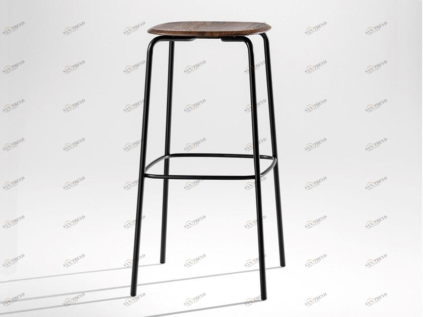 ZEITRAUM Табурет из стали и дерева Okito sun-id-1472230