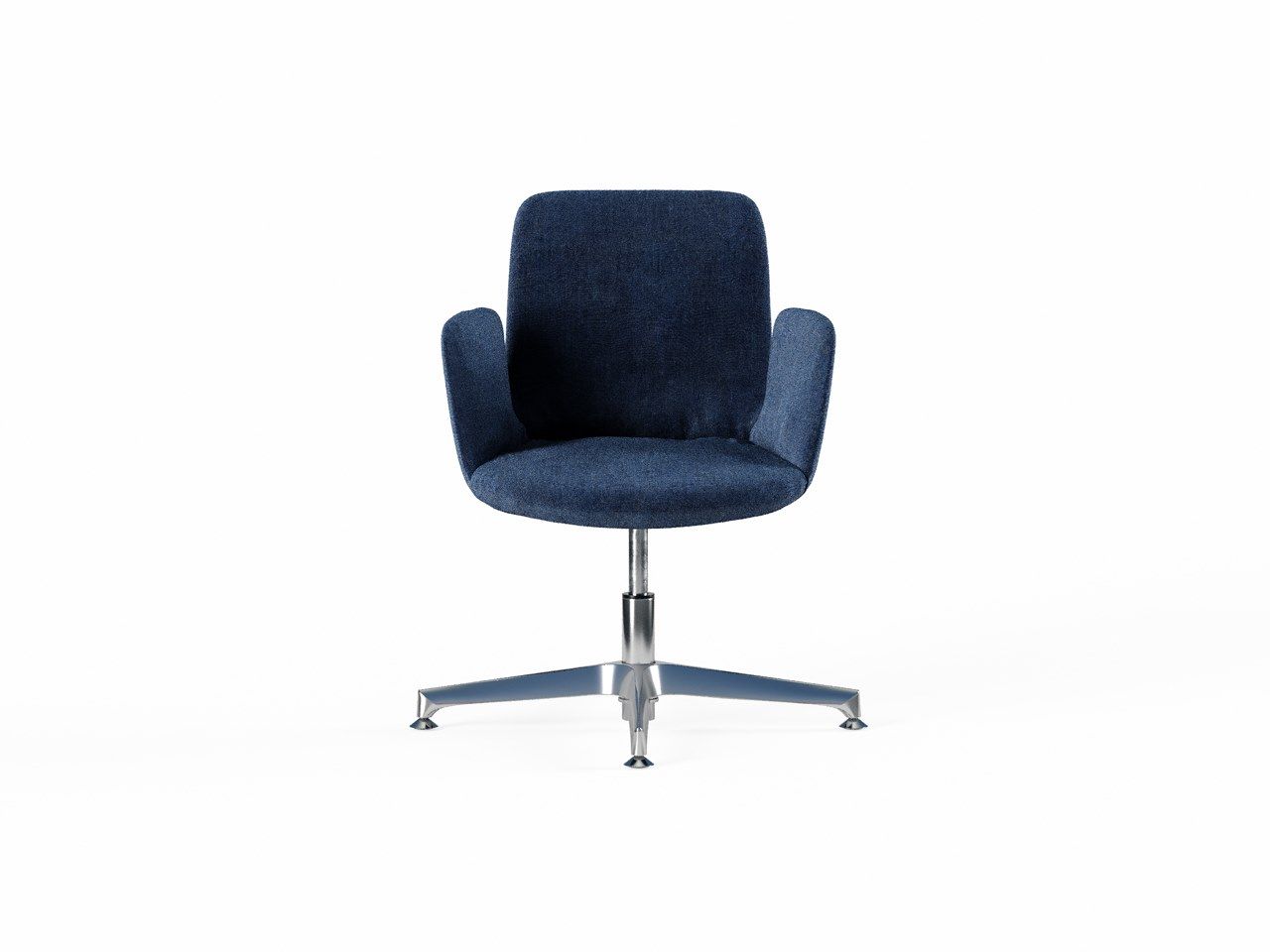 Офисное кресло с мягкой тканью и подлокотниками с 4 спицами FREZZA цветок лотоса ARCH-00055193 - Вид №1