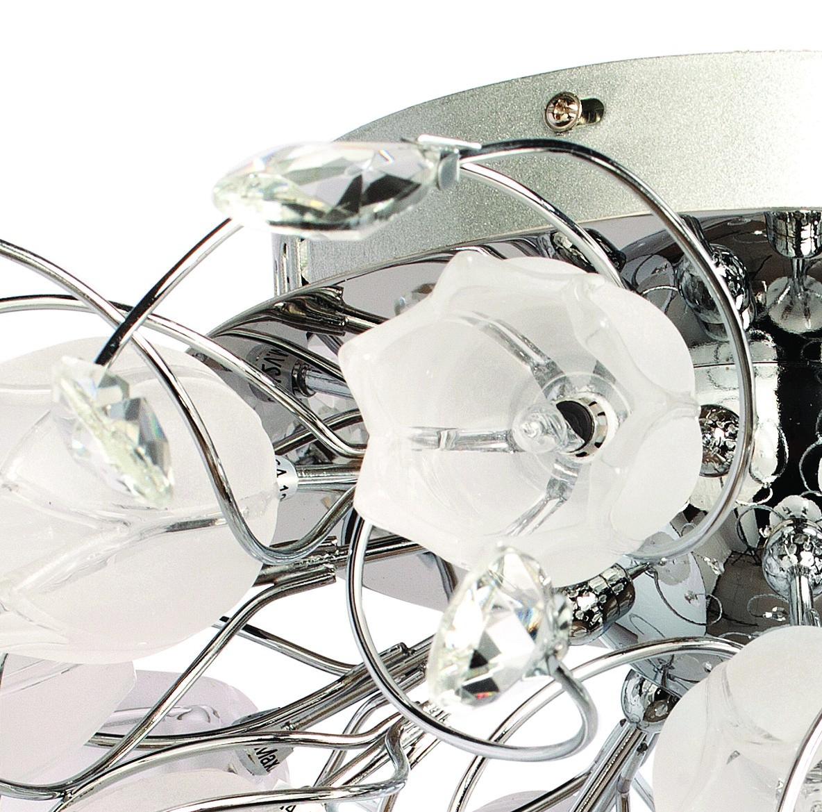 Потолочная люстра MW-Light Подснежник 294014416 MW-LIGHT ДИЗАЙНЕРСКИЕ, ПОДСНЕЖНИК 182279 Хром  - Вид №2