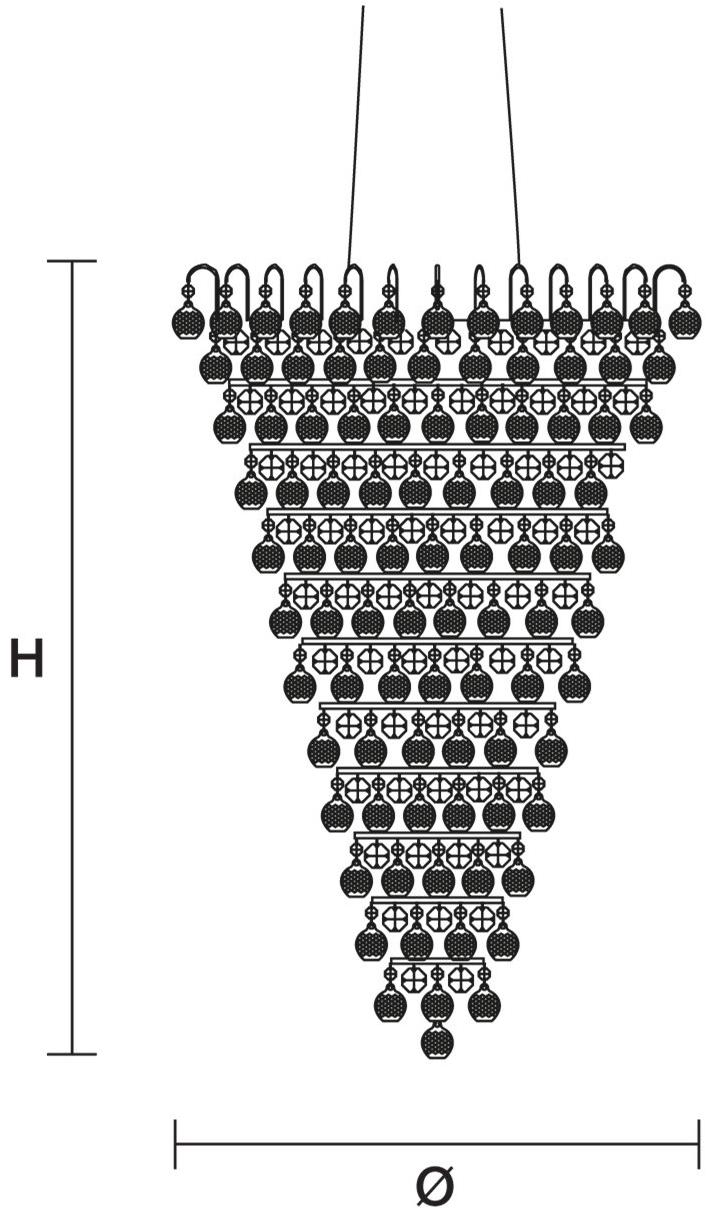 Masiero Подвесной светильник Impero & deco sun-id-1462186 - Вид №3