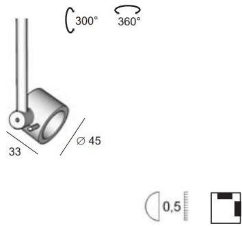 BEL-LIGHTING Регулируемый галогенный светильник из алюминия  1185  - Вид №1
