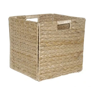 Корзина для хранения Spaceo 31x31x31 см натуральное волокно цвет бежевый