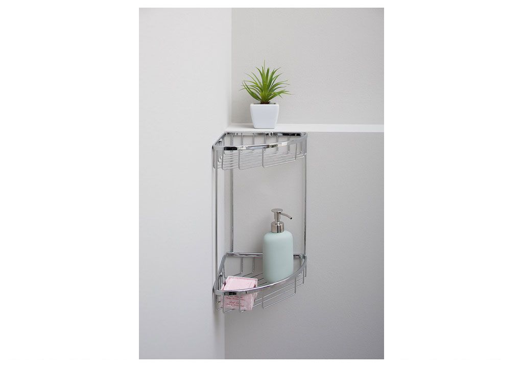 Полочка Aquanet 8136 (28 см, угловая) 8100 - Вид №1