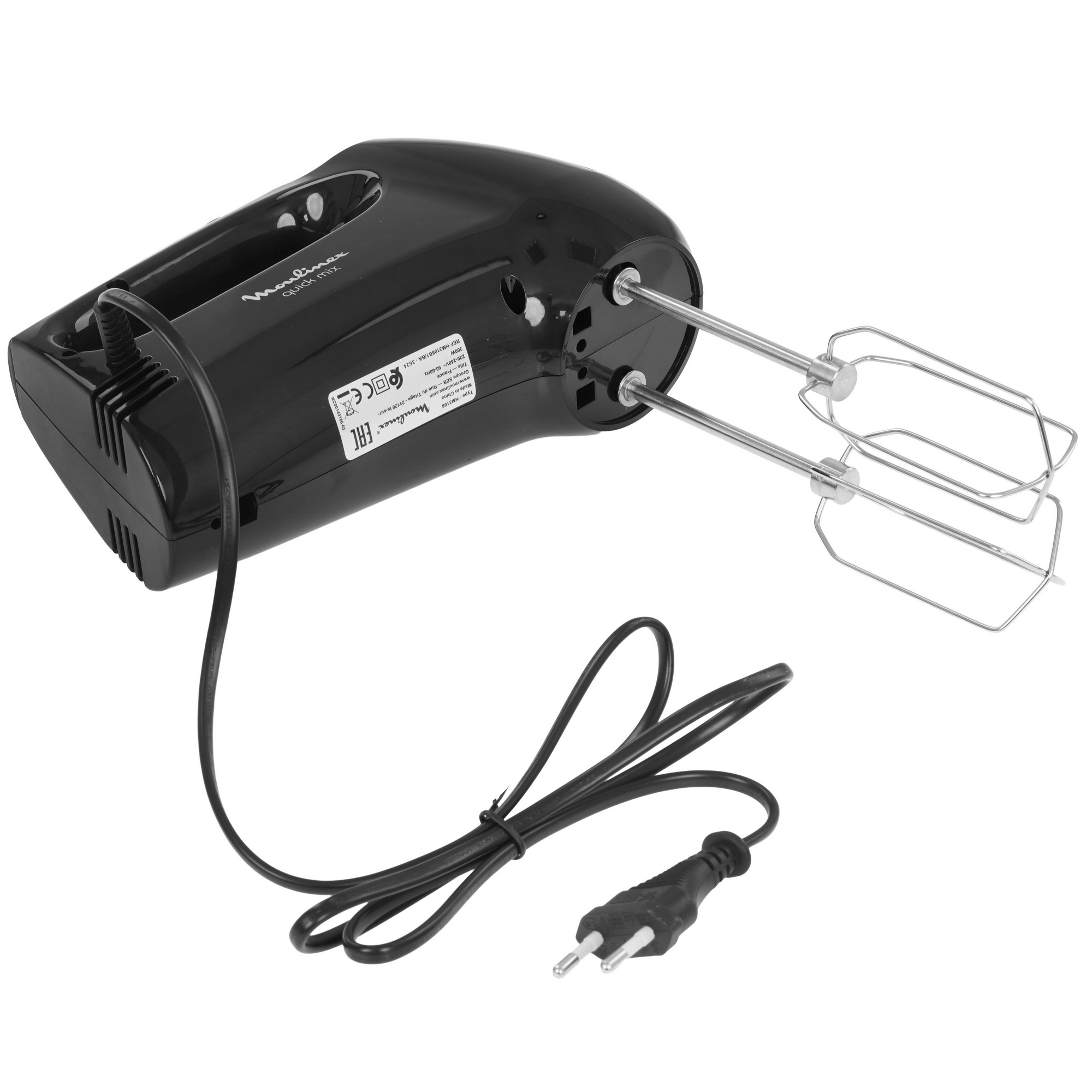5301779 Миксер Moulinex Quick Mix HM3108B1 черный STDN-0037027 - Вид №5