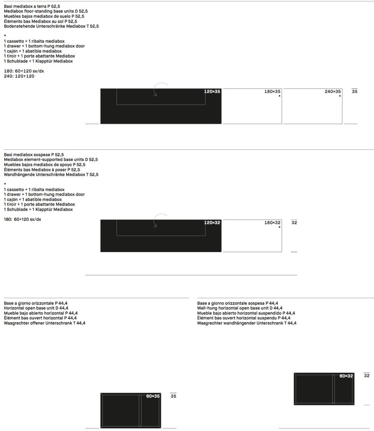 ZANETTE Модульная стенка для хранения из дуба Day moove sun-id-1391118 - Вид №2