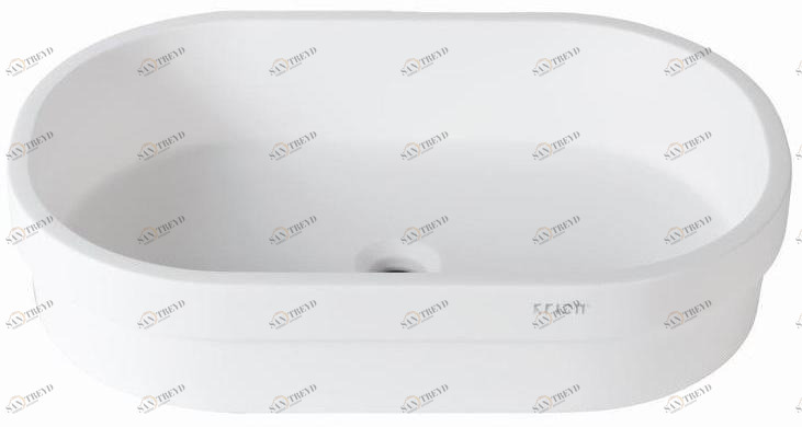 Накладная раковина под столешницу  овальная KRION 3-WAY sun-id-1456428