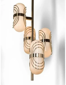 Visionnaire Подвесной светильник с прямым светом из дутого стекла Floro