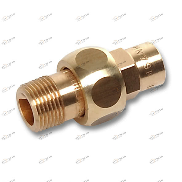 14341281 SANHA 4341G сгон ВП-НР, бронза, самоуплотняющийся 28x1 мм 