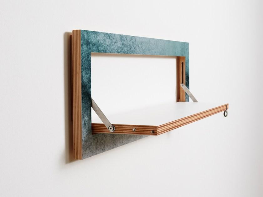AMBIVALENZ Складная фанерная полка Fläpps shelf 80×27-1 Fl060041 - Вид №1