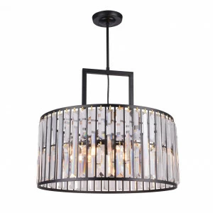 Подвесная люстра Divinare 1099/04 SP-5 DIVINARE ДИЗАЙНЕРСКИЕ 108091 Черный