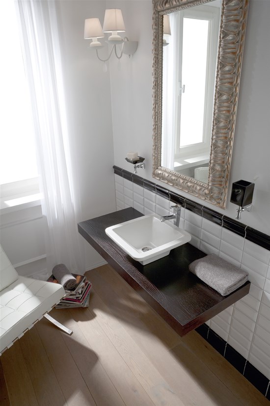 4001 Scarabeoceramica Умывальник 40x40 Butterfly Santreyd - Вид №1