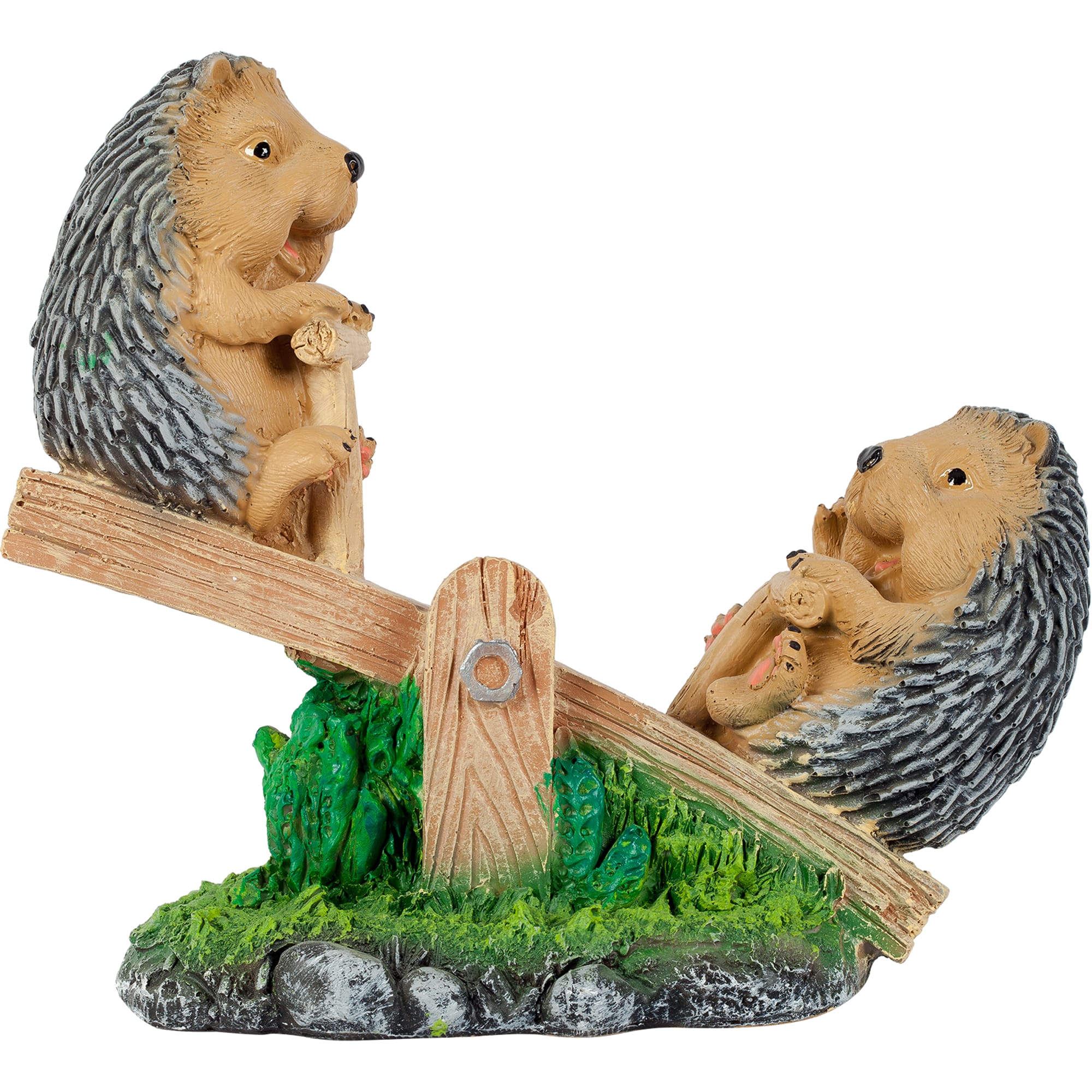 82199710 Фигура садовая «Ёжики на качелях» высота 28 см Santreyd 