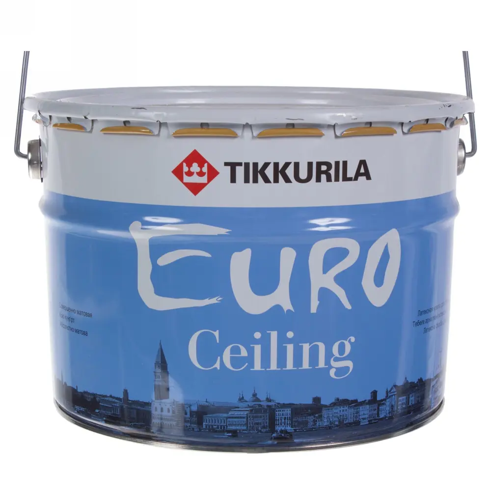 Краска для потолков Euro Ceiling 9 л цвет белый Tikkurila STLM-2052613