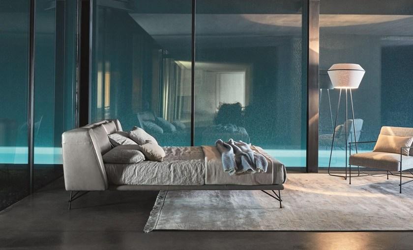 Ditre Italia Двуспальная кровать в коже Lennox sun-id-1491307 - Вид №1