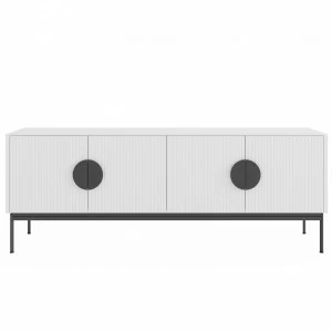 Тумба под телевизор белая Alto BRAGIN DESIGN LIVING 00-3974634 Белый