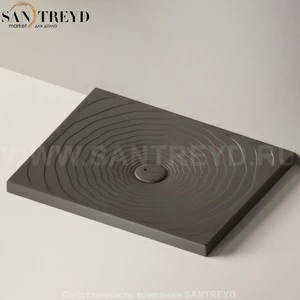 Flaminia WATER DROP Душевой поддон 72 см черный DR90.7006