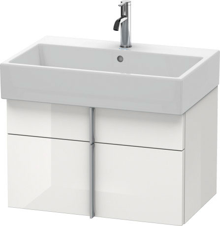 VA650602222 Vero Air Тумбочка подвесная Белый глянцевый декор Duravit - Вид №2