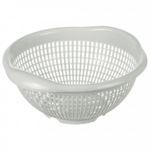 82639493 Дуршлаг круглый ротанг, цвет белый