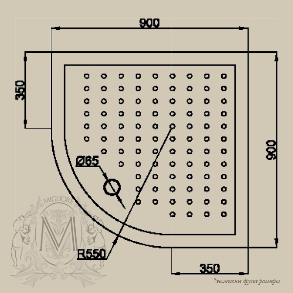 20423 Душевой уголок Migliore Diadema - Вид №4