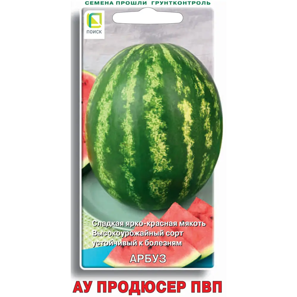 Семена арбуза Продюсер ПВП - сладкий урожай за 90 дней 89401063 ПОИСК STLM-1576330