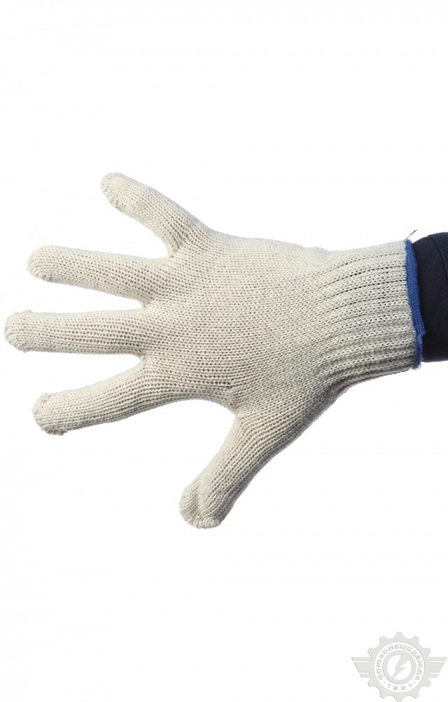 59112 Перчатки трикотажные х-б с ПВХ напылением  Средства защиты рук  размер Спецодежда  - Вид №1