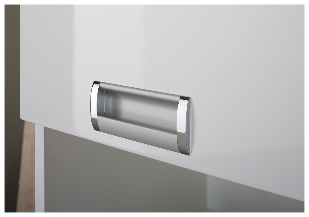 Шкаф-пенал для ванной Aquanet Доминика 35 белый 00170802 - Вид №6