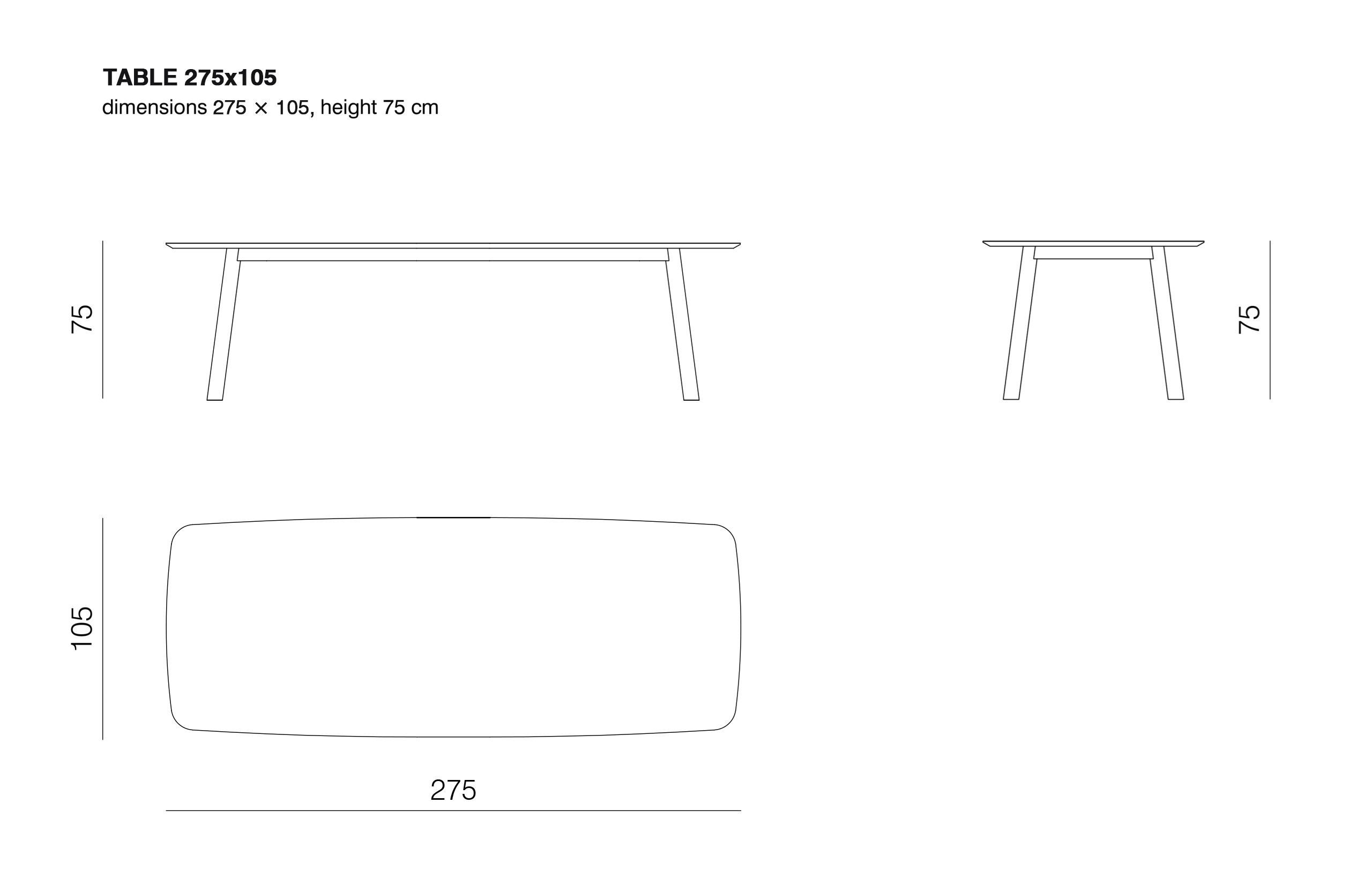 Прямоугольный обеденный стол prostoria Ромб ARCH-00105584 - Вид №7