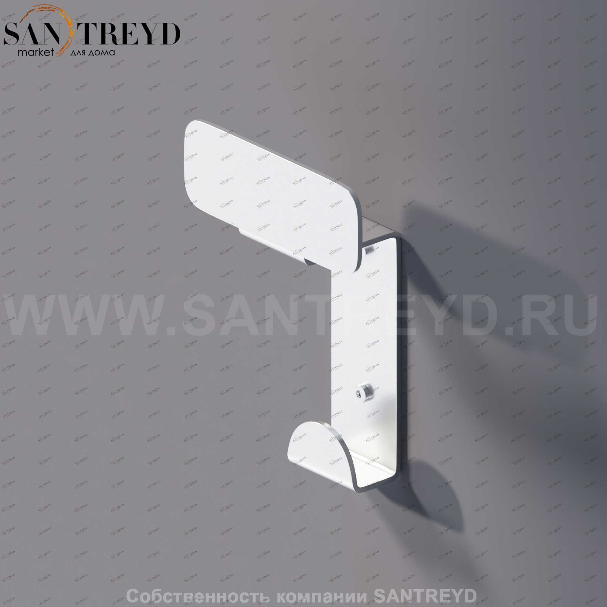 Agape MACH 2 Крючок для одежды хромированный сатин AMC20936SP