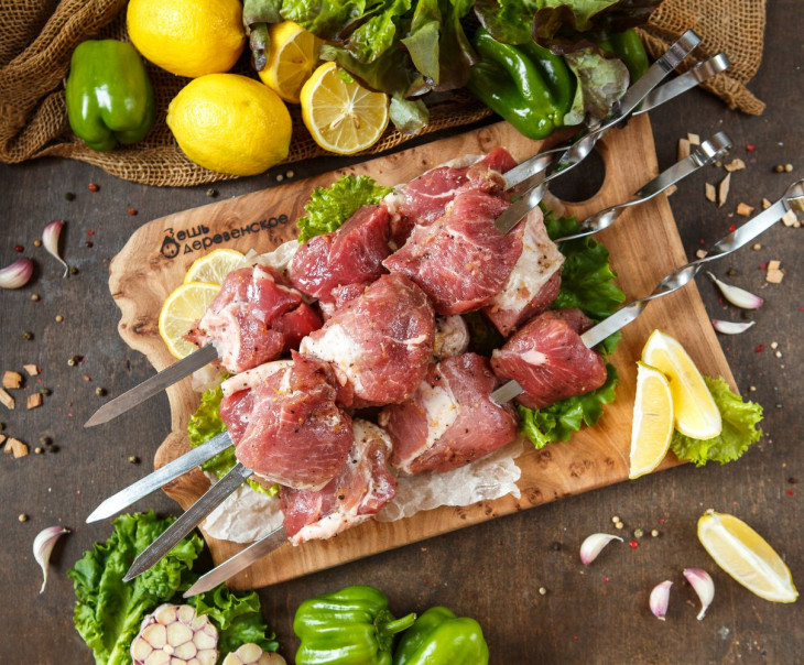 6282 Шашлык свиной в лимонном маринаде Вкусляндия 