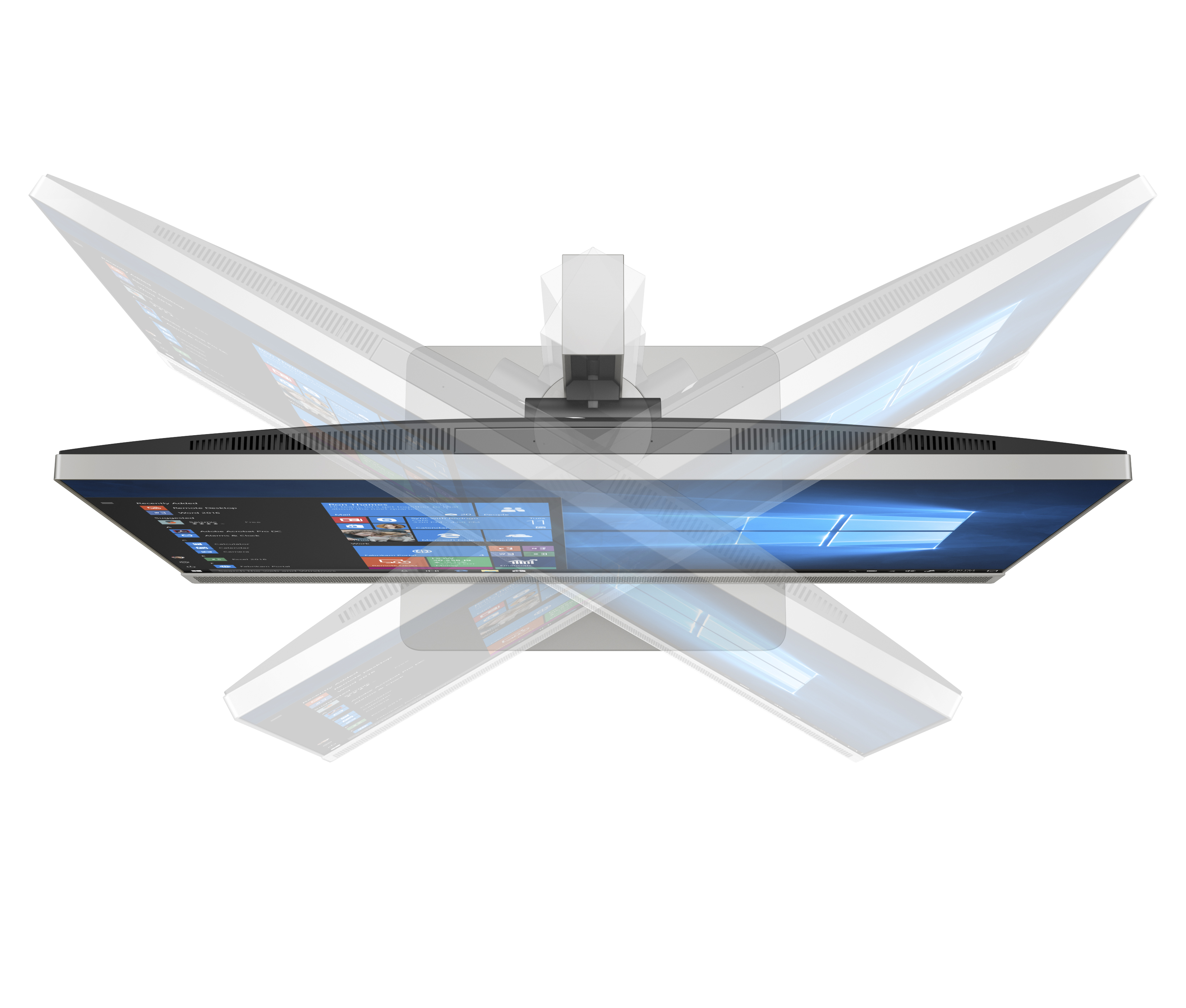 7QN50EA#ACB eliteone 800 g5 aiont 23.8"(1920x1080 ips)/intel core i5 9500(3ghz)/8192mb/256ssdgb/dvdrw/wifi/war 3y/w10pro + wireless slim kbd & mouse, has stand HP Santreyd  - Вид №7