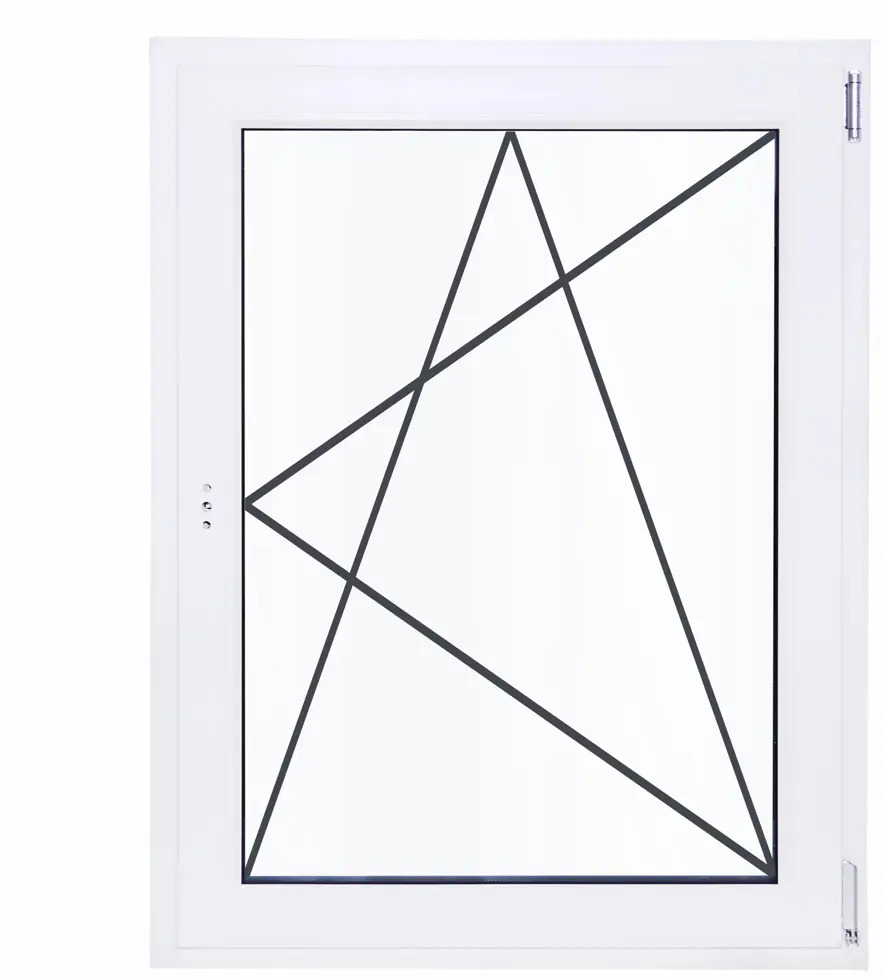 Окно пластиковое VEKA правое поворотно-откидное 1270x800 мм 83117312