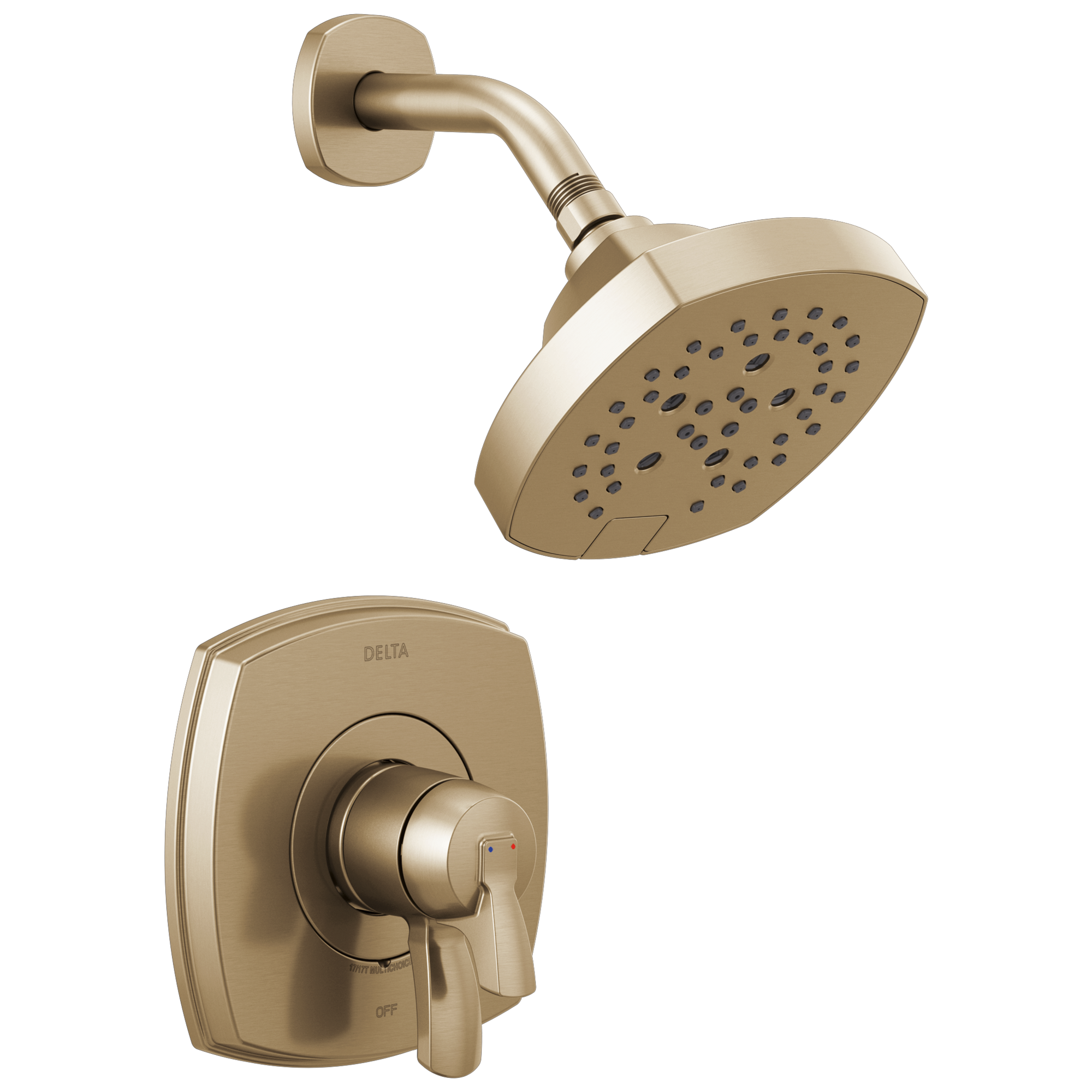 T17276-CZ Только душ серии 17 Delta Faucet Stryke Шампанское бронза 