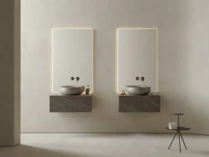 INBANI Настенная тумба под умывальник из мрамора Grate