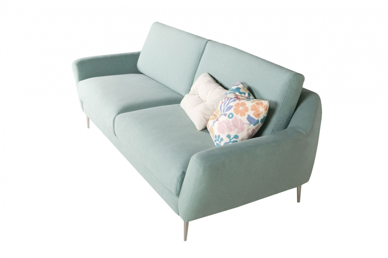 Диван трехместный прямой голубой Agda SITS AGDA 191854 Голубой  - Вид №2