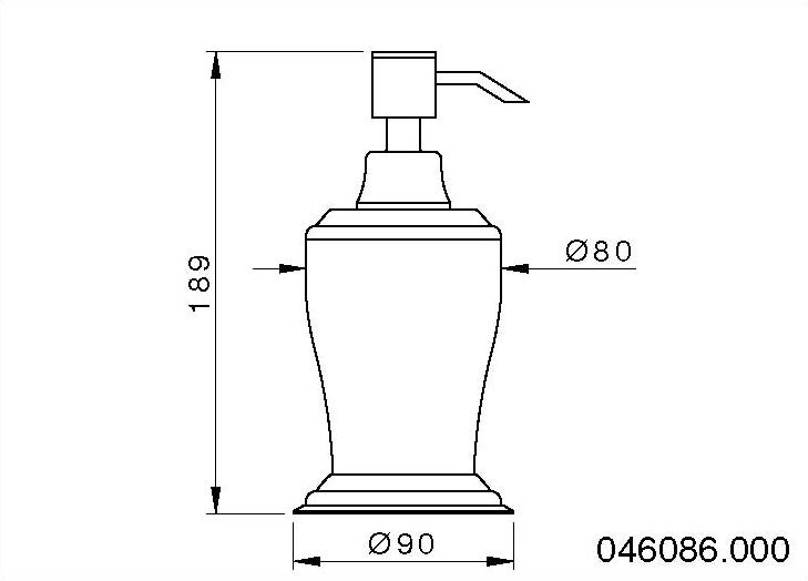 Bronces Mestre Дозатор для жидкого мыла Boutique 046086.000.50 - Вид №1