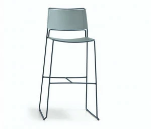 Midj Высокий табурет со спинкой Slim