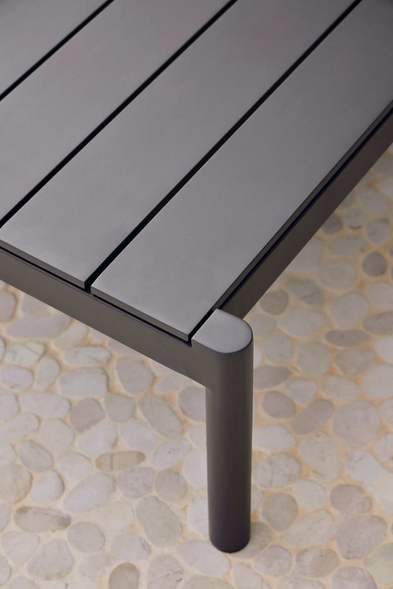 Прямоугольный алюминиевый журнальный столик с керамической столешницей POINT Origin ARCH-00066853 - Вид №6