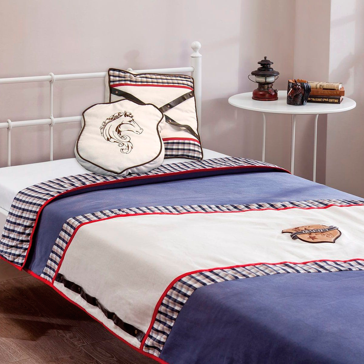 Покрывало детское 90х200 см с 2 подушками синее Royal CILEK ROYAL 00-3832480 Синий Santreyd - Вид №4