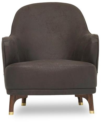 Enza Home Кресло из кожзаменителя с подлокотниками Navona sun-id-1474490 - Вид №5