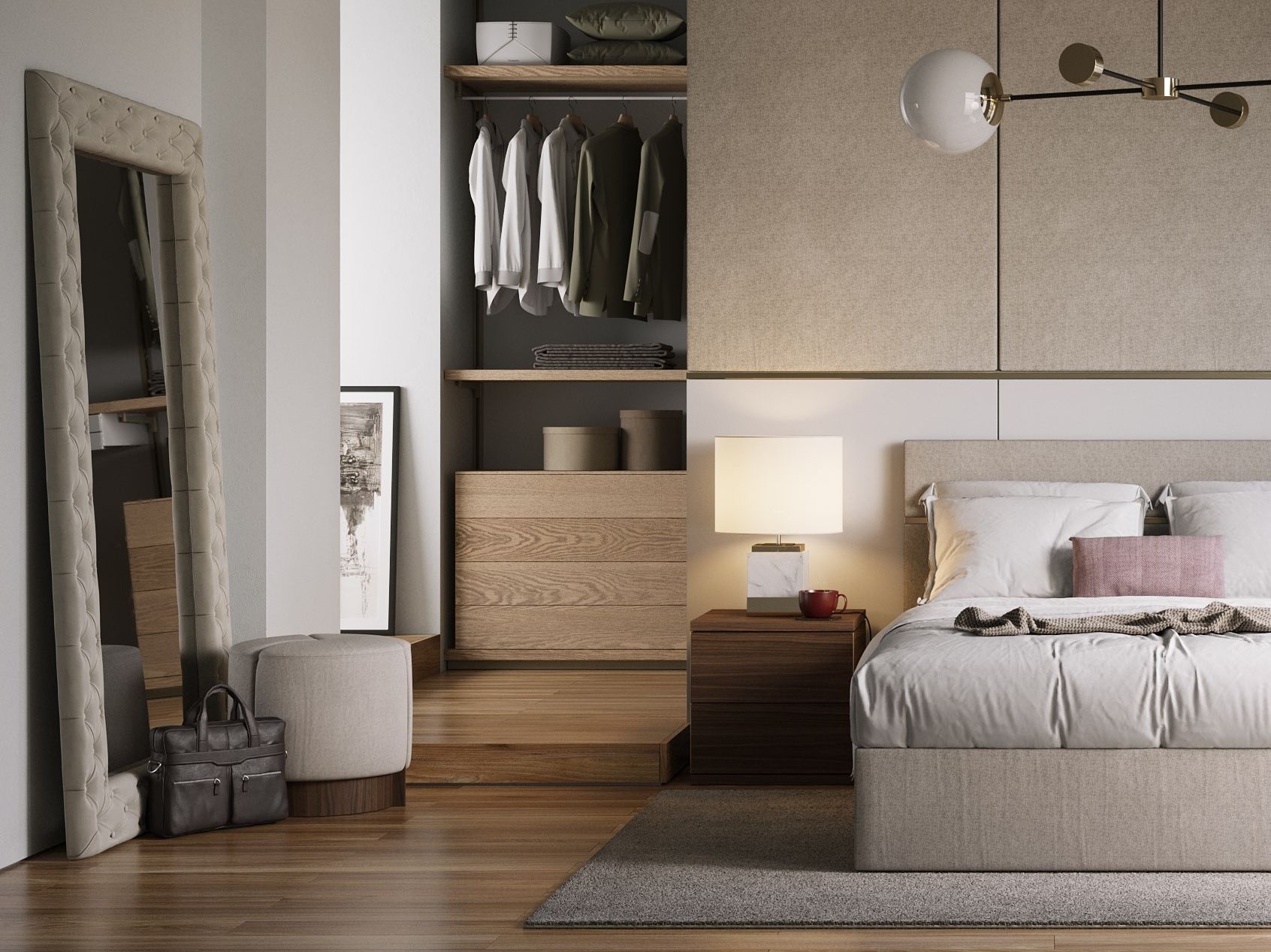 Круглый пуф из ткани Laskasas Not Another Edition ARCH-00009563 - Вид №1