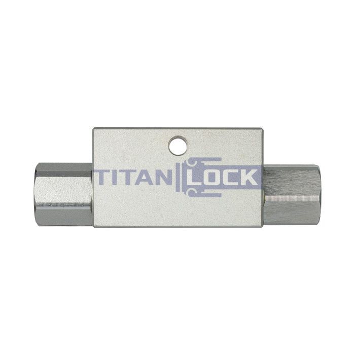 Гидрозамок односторонний, 1.1/2", BP/BP, сталь, TLSHL1.1/2FF TITAN LOCK  - Вид №3