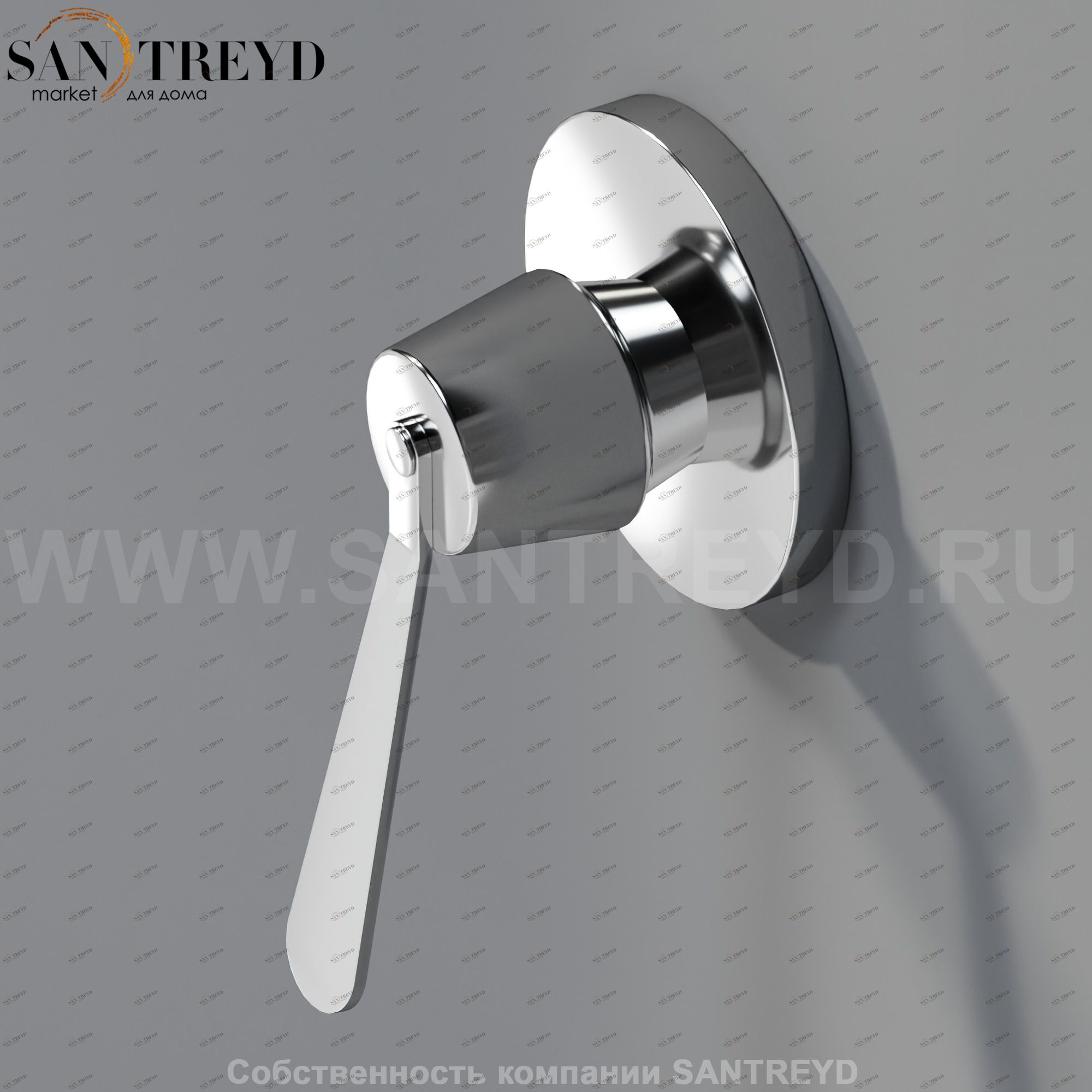 Плоская ручка 9,1 см MET0053S хромированная Agape Fez MET0053RS