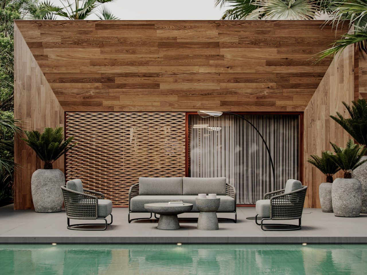 3-местный садовый диван SNOC Pigalle ARCH-00036340 - Вид №7