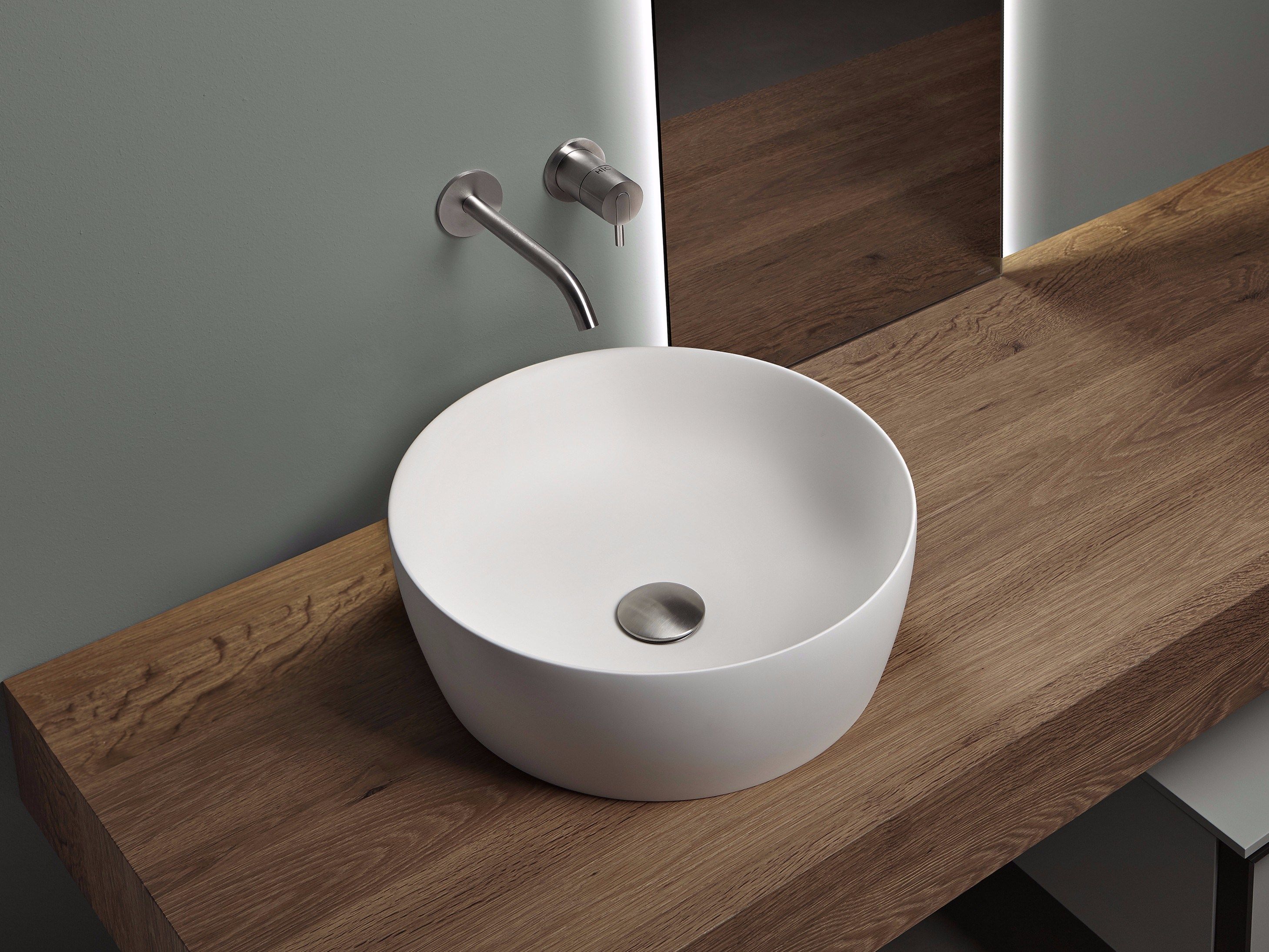 Круглая столешница из Flumood® Antoniolupi CATINO ARCH-00088796