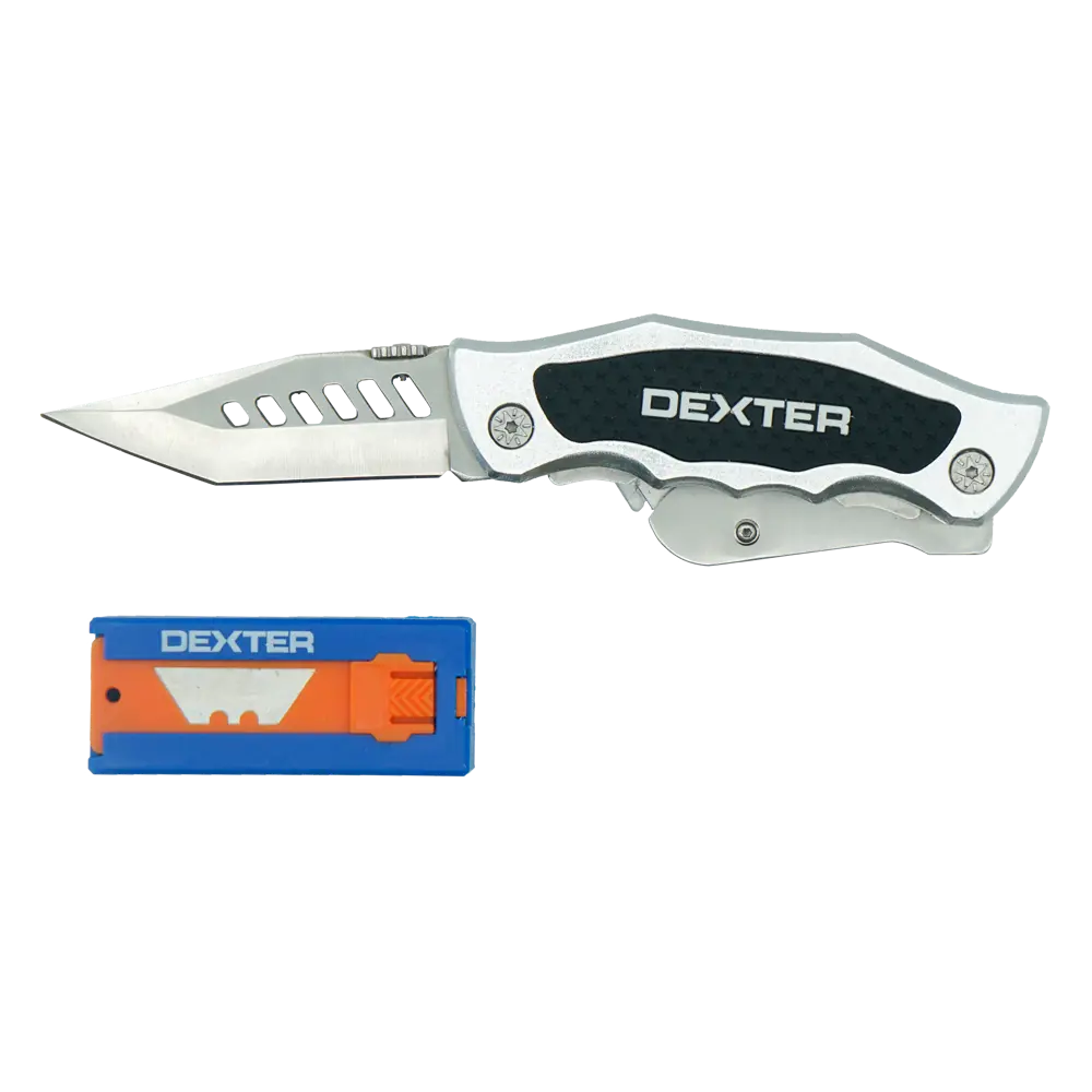 Складной нож Dexter 2-в-1 с трапециевидным и перочинным лезвиями 83684295 STLM-0043440